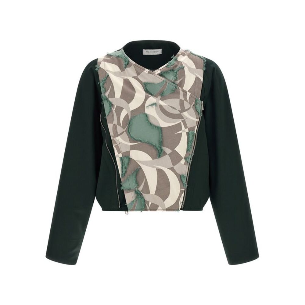 Kiko Kostadinov Multicolor Virgin Wool Shell Men's Jacket